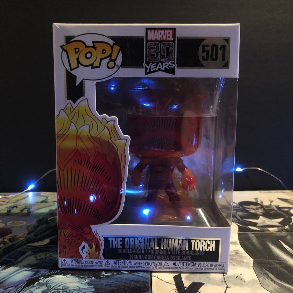 The Original Human Torch 80 year Funko.